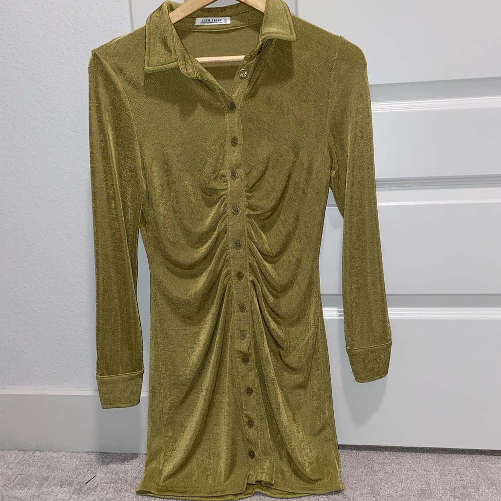 12th Tribe Ruched Dress